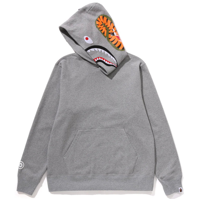 Hoodie Bape Shark Pullover "Grey"