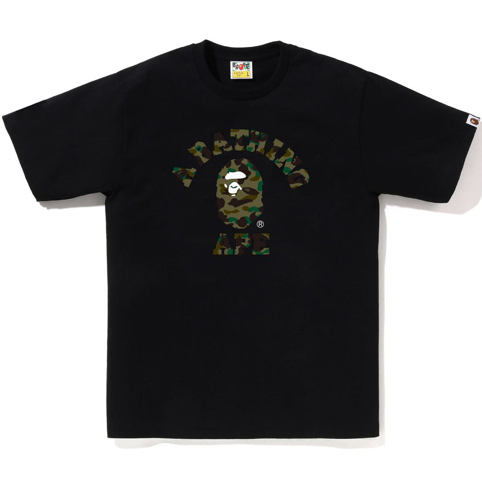 BAPE 1st Camo College "Black/Green" T-shirt