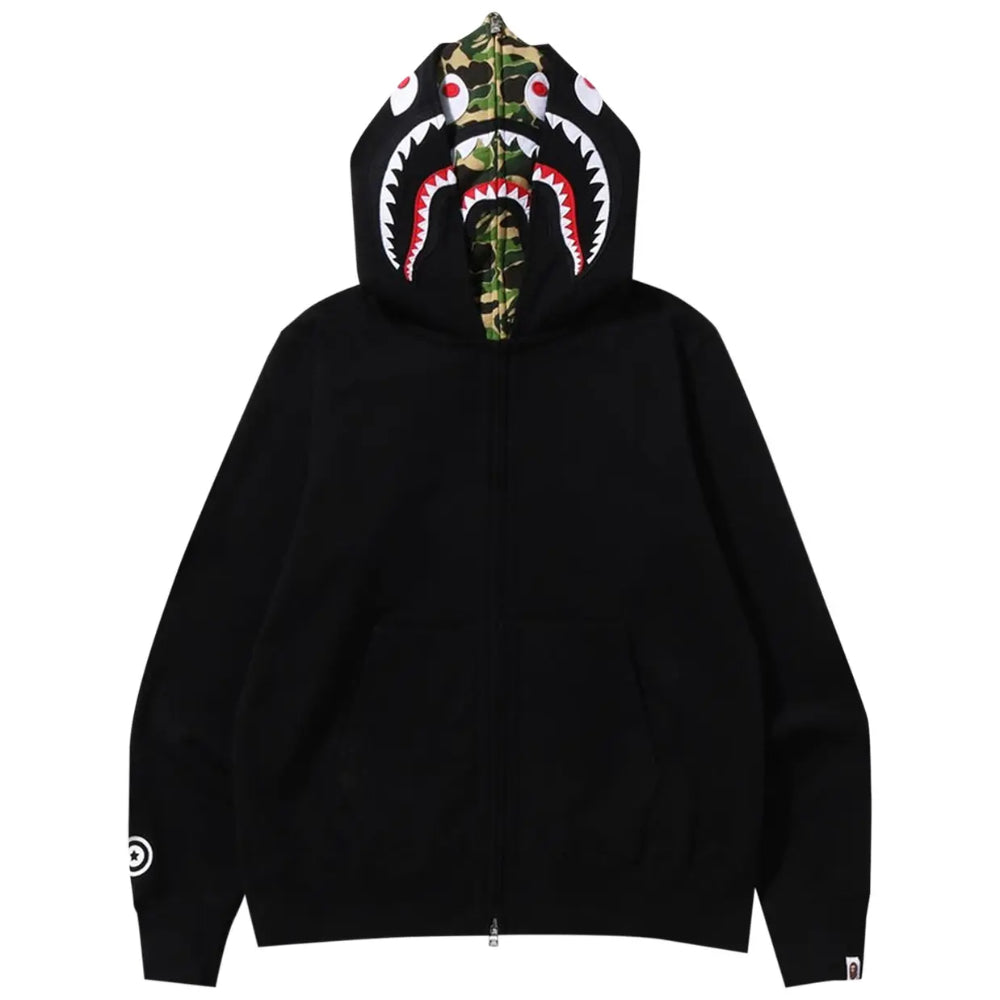 Double Hoodie BAPE ABC Camo Shark "Green"