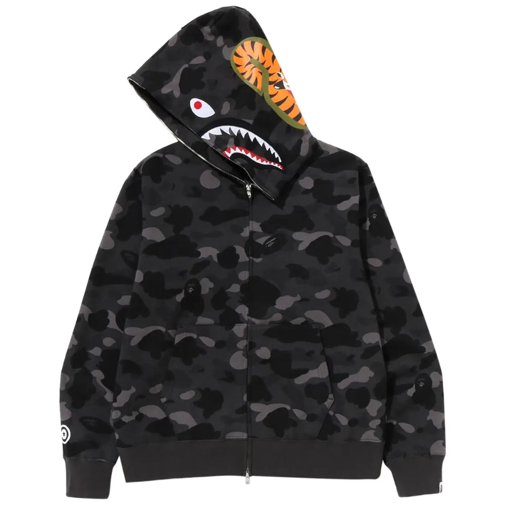 Hoodie Bape Abc Camo Shark "Black"