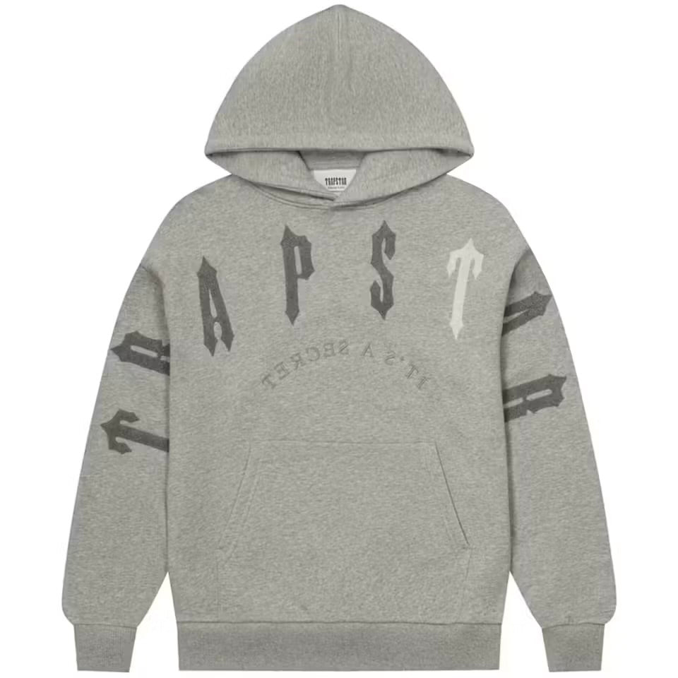 Hoodie Trapstar Irongate 2.0 Gris/Negro