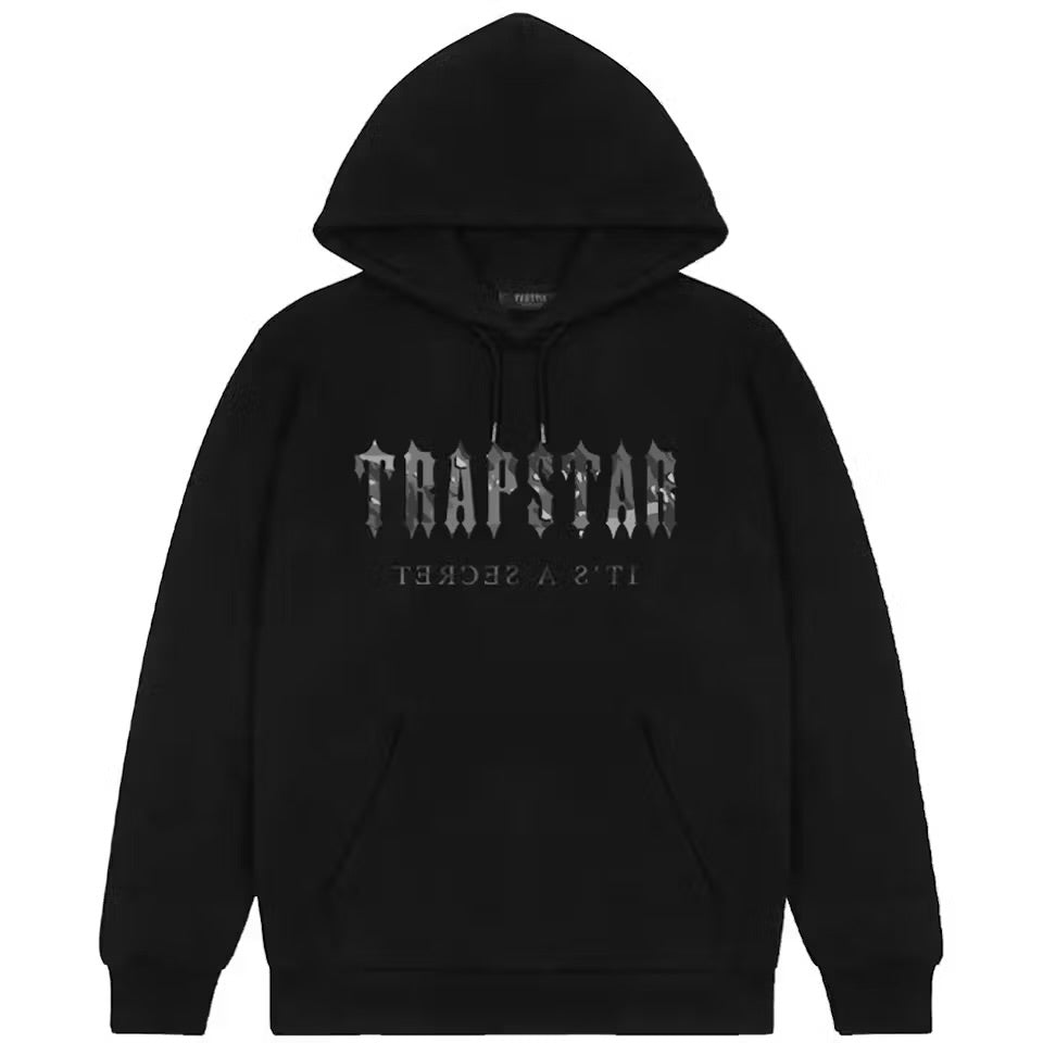 Hoodie Trapstar Decoded “Black Camo”