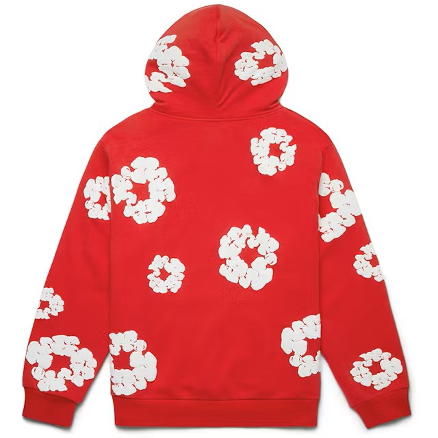Hoodie Denim Tears Rojo