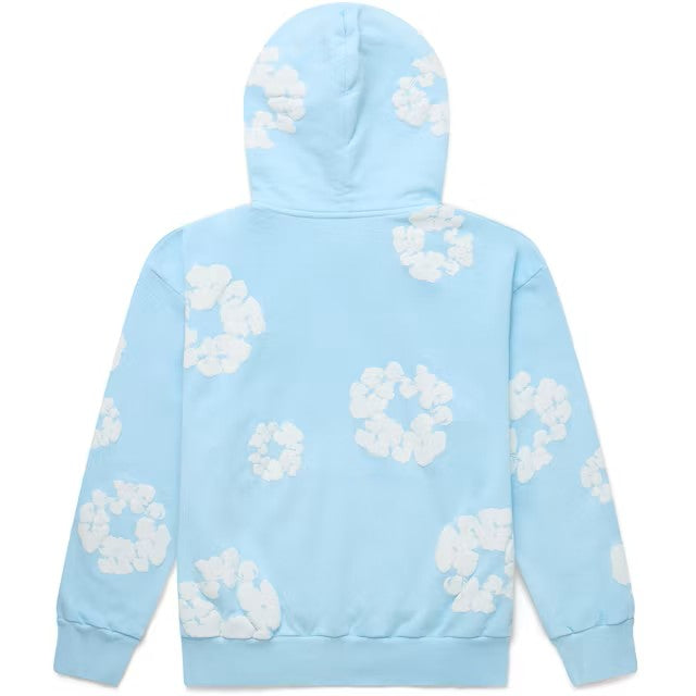 Hoodie Denim Tears Azul Cielo