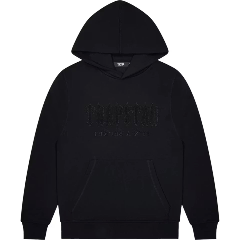 Hoodie Trapstar Decoded “Black Monochrome”