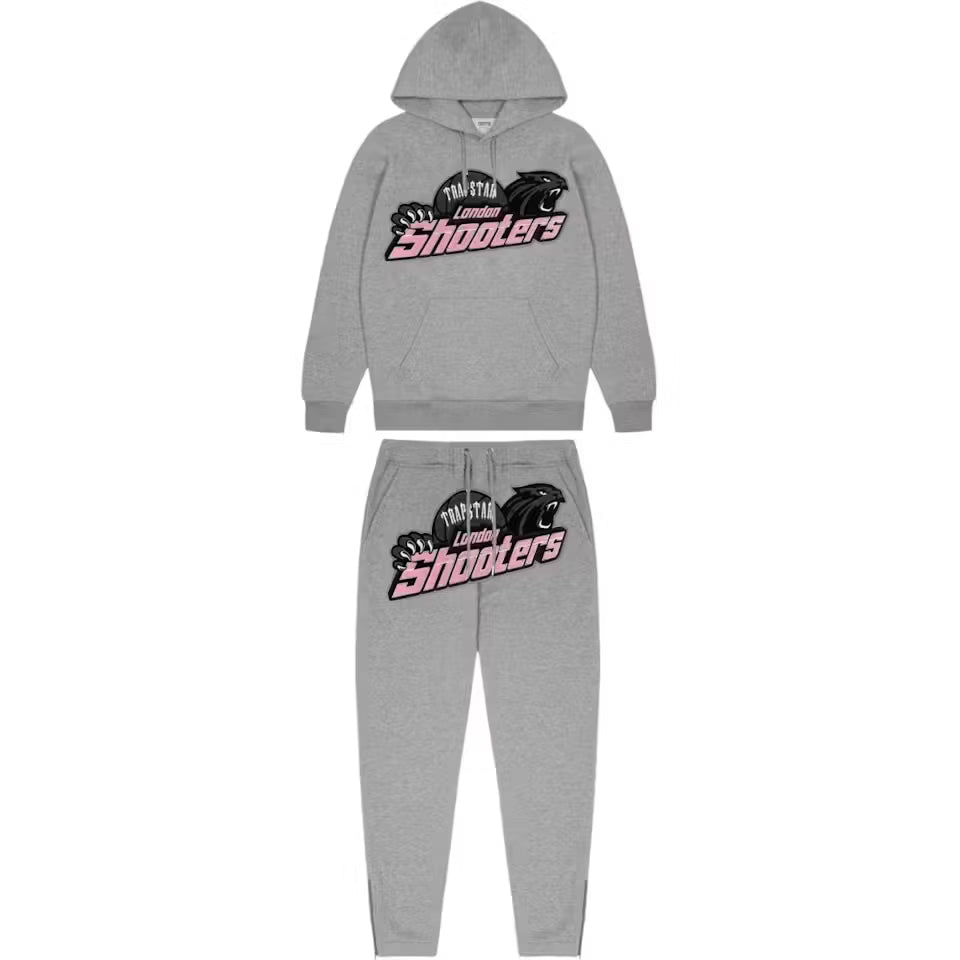 Conjunto Trapstar Shooters Gris/Rosa