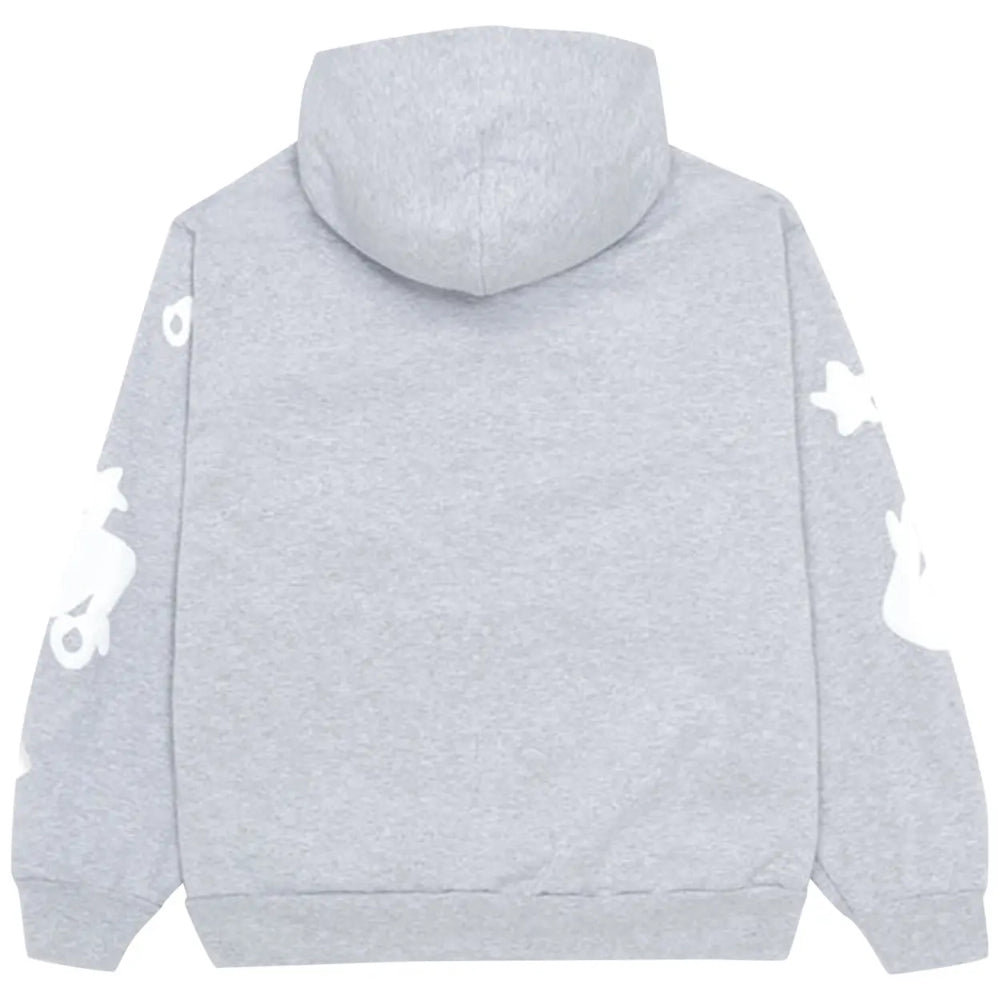 Hoodie Sp5der Beluga Gris