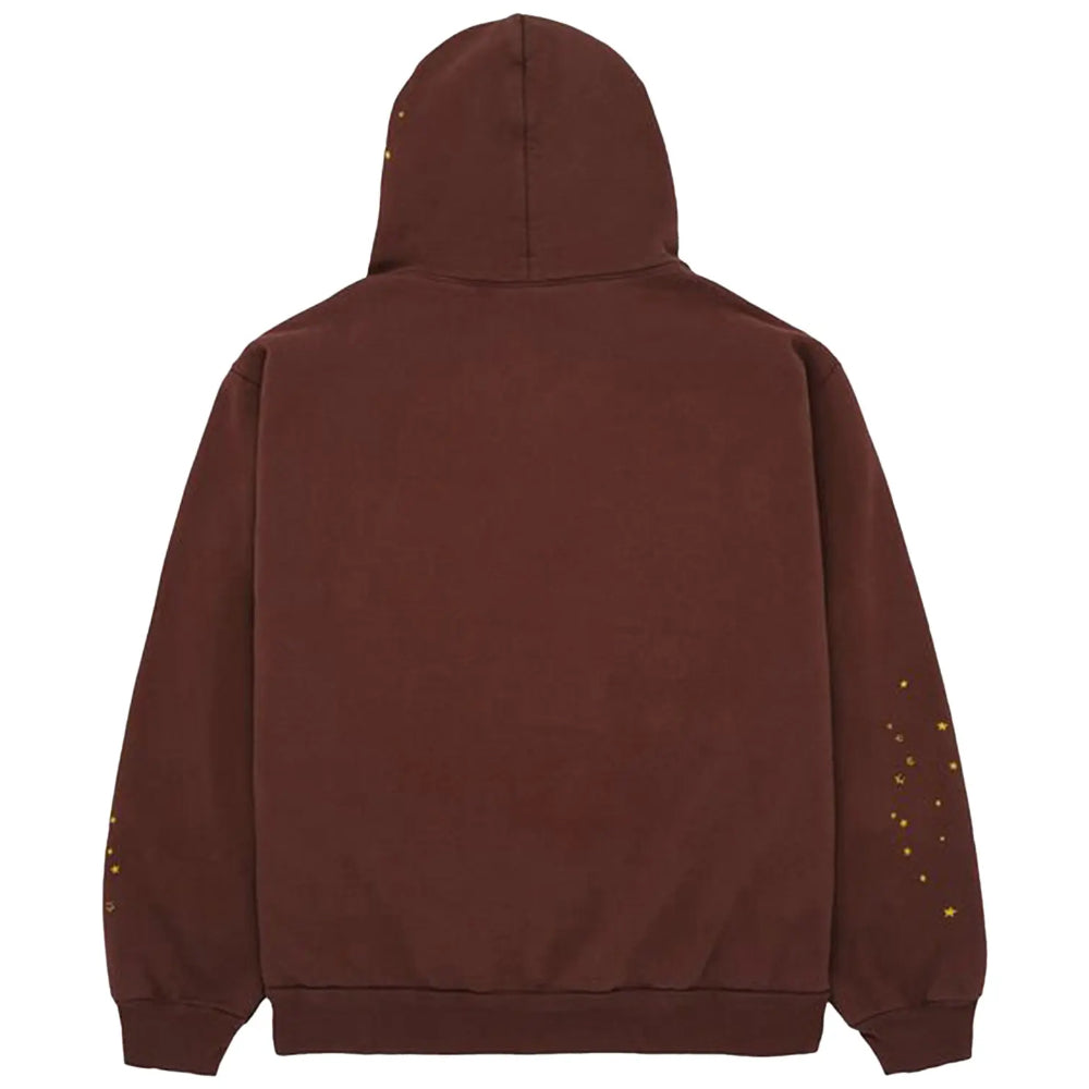 Hoodie Sp5der OG Web v2 Marrón