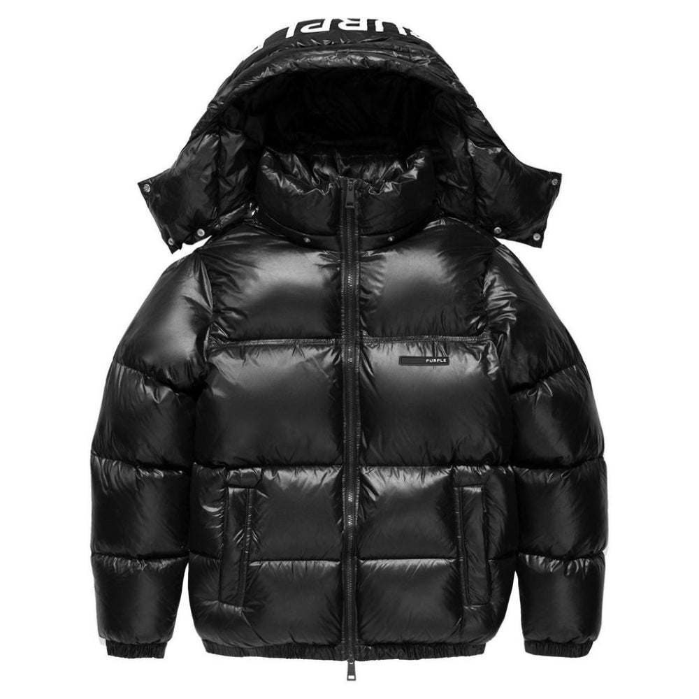 Chaqueta Purple Brand Logo "Negra"