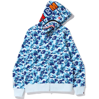 Hoodie Bape Abc Camo Shark "Blue"