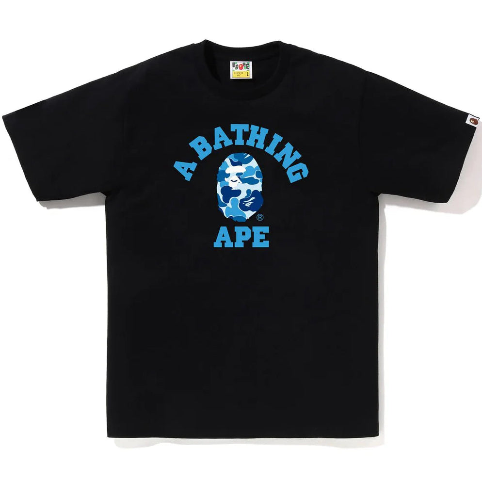 Camiseta BAPE Abc Camo College Tee "Black/Blue"