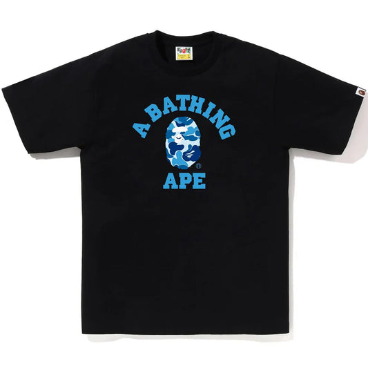 Camiseta BAPE Abc Camo College Tee "Black/Blue"