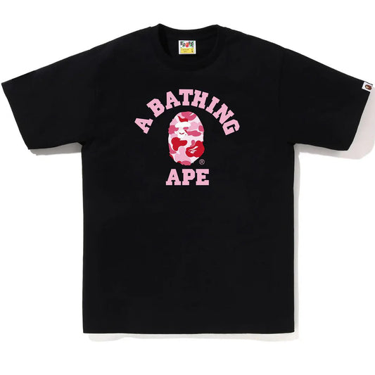 Camiseta BAPE Abc Camo College Tee "Black/Pink"