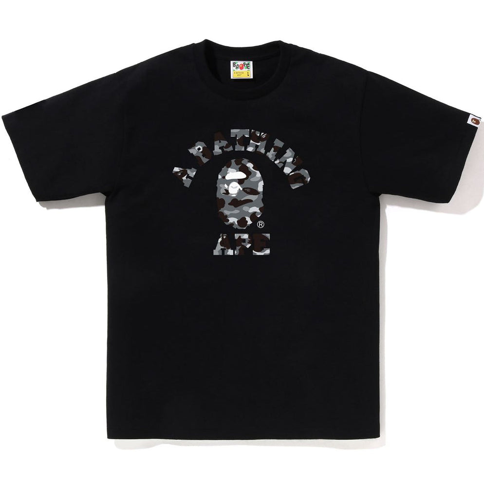 BAPE 1st Camo College "Black/Grey" T-shirt