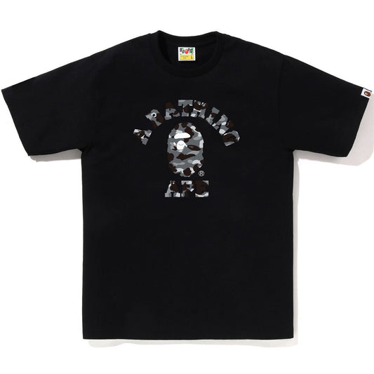Camiseta BAPE 1st Camo College "Black/Grey"