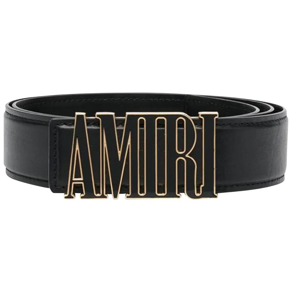 Cinturón Amiri Core 40mm Negro/Dorado