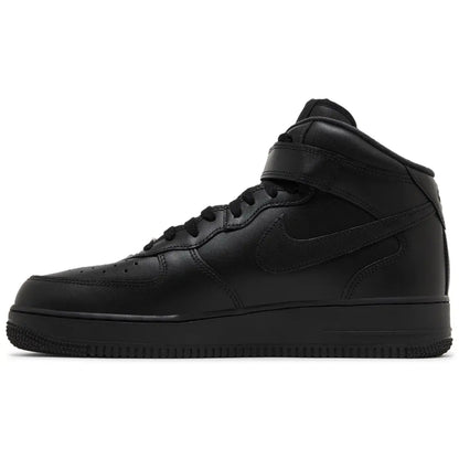 Supreme x Nike Air Force 1 Mid "Triple Black"