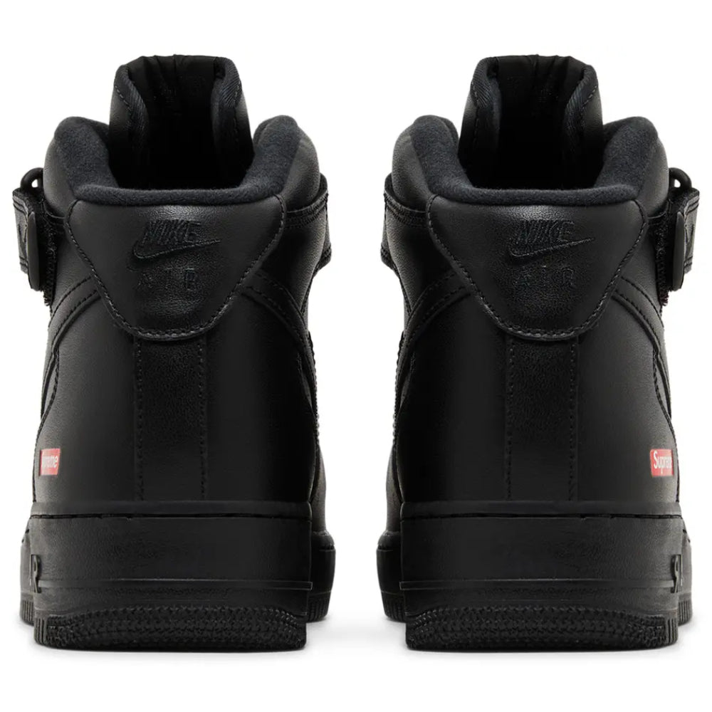 Supreme x Nike Air Force 1 Mid "Triple Black"