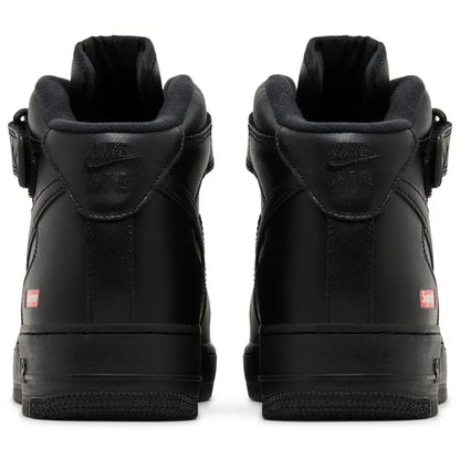 Supreme x Nike Air Force 1 Mid "Triple Black"