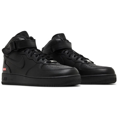 Supreme x Nike Air Force 1 Mid "Triple Black"