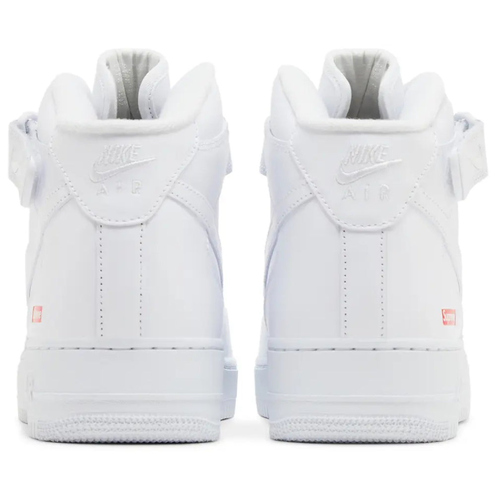 Supreme x Nike Air Force 1 Mid "Triple White"