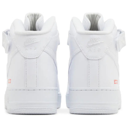 Supreme x Nike Air Force 1 Mid "Triple White"