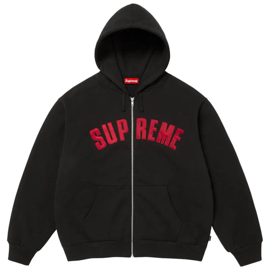 Hoodie Supreme Negro/Rojo