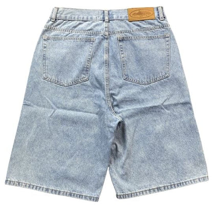 Corteiz Alcatraz Blue Denim Shorts