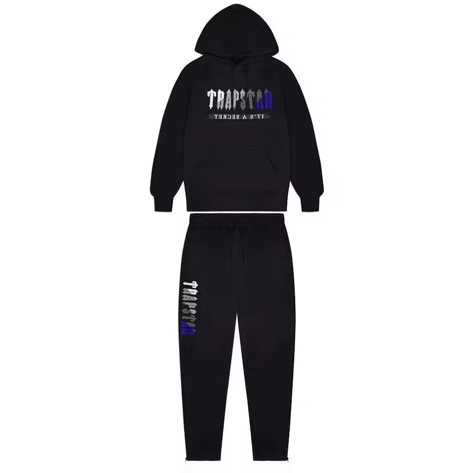 Conjunto Trapstar Decoded 2.0 Negro/Blanco/Azul