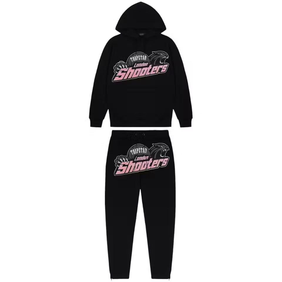 Conjunto Trapstar Shooters Negro/Rosa