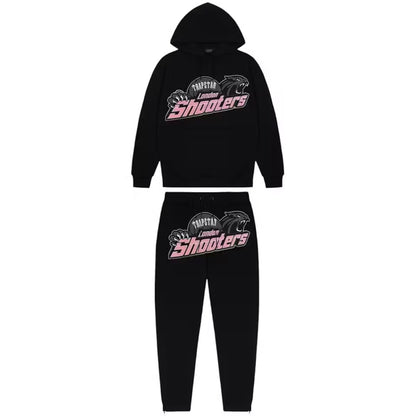 Conjunto Trapstar Shooters Negro/Rosa