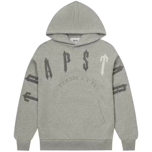Hoodie Trapstar Irongate 2.0 Gris/Negro