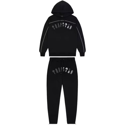Conjunto Trapstar Irongate Negro/Blanco