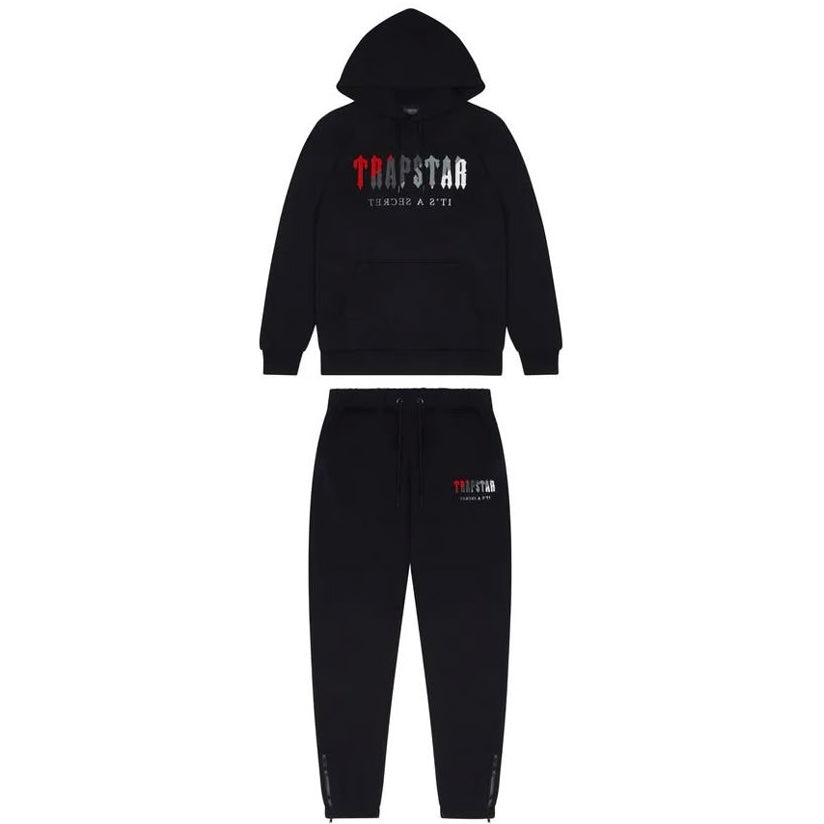 Conjunto Trapstar Decoded 2.0 Negro/Rojo/Blanco