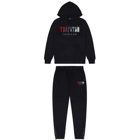 Conjunto Trapstar Decoded 2.0 Negro/Rojo/Blanco