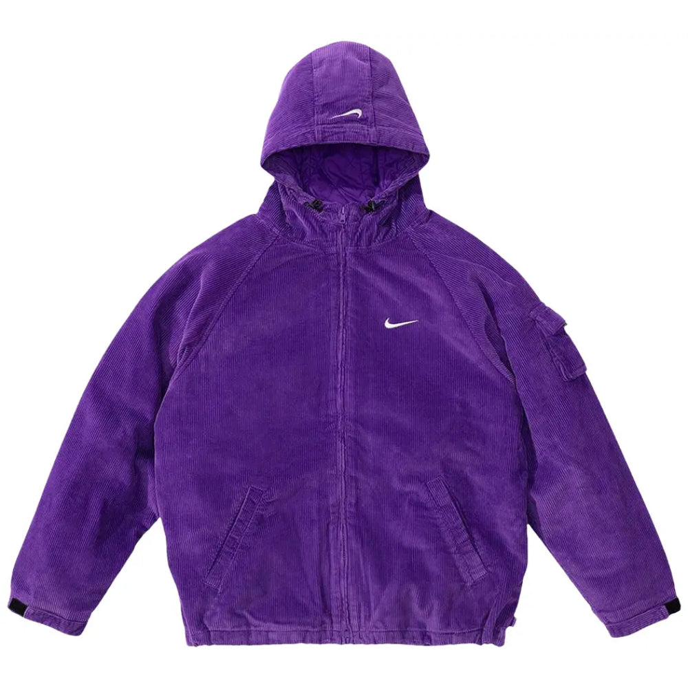 Hoodie Supreme x Nike Arc Corduroy Morado