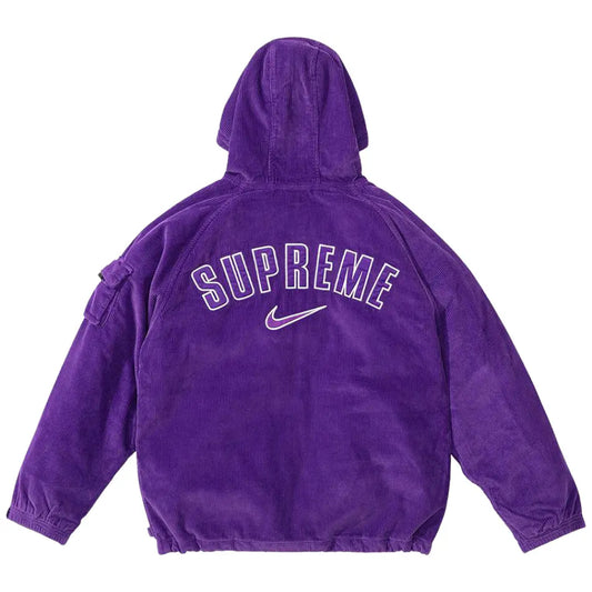 Hoodie Supreme x Nike Arc Corduroy Morado