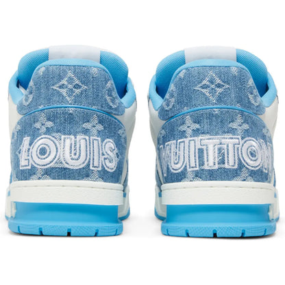 Louis Vuitton Trainer Low "Velcro Strap/Light Blue Monogram Denim"