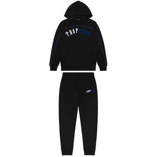Conjunto Trapstar Irongate Negro/Blanco/Azul