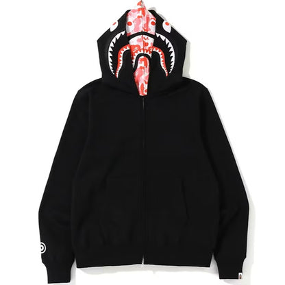 Double Hoodie BAPE ABC Camo Shark "Pink"
