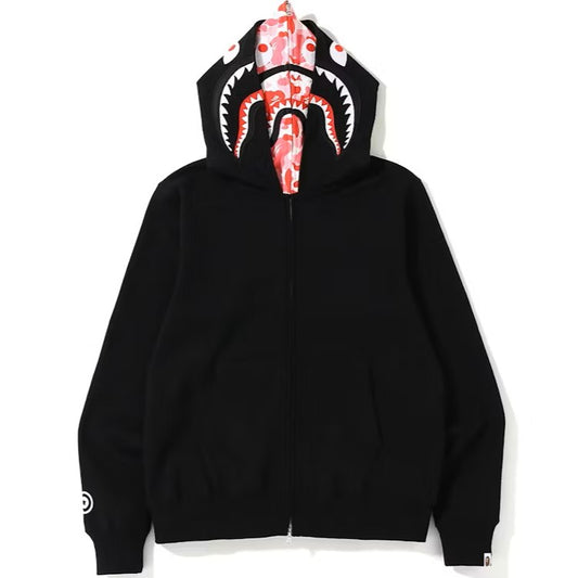 Double Hoodie BAPE ABC Camo Shark "Pink"