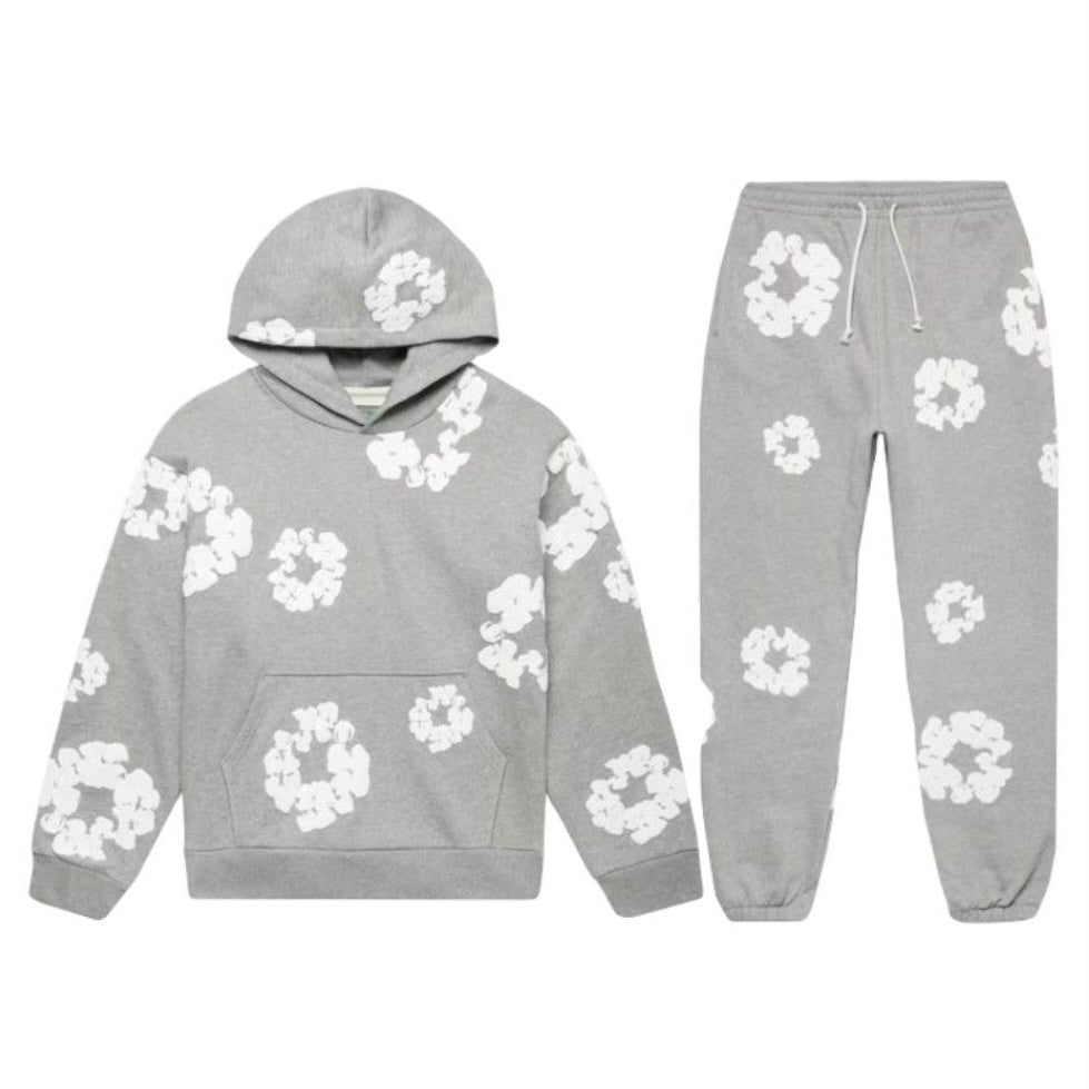 Conjunto Denim Tears Gris Claro