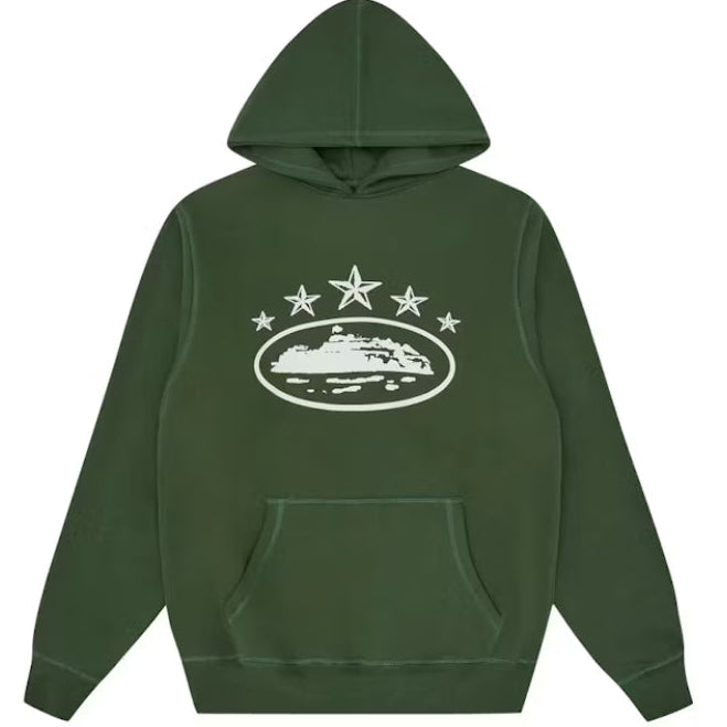 Hoodie Corteiz 5 Starz Verde