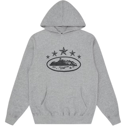 Hoodie Corteiz 5 Starz Gris