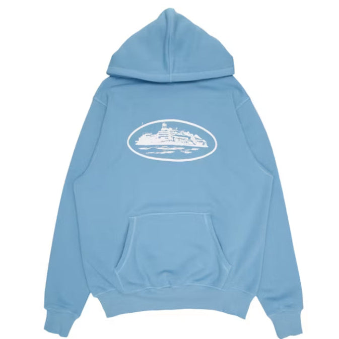 Baby Blue Alcatraz Corteiz Hoodie