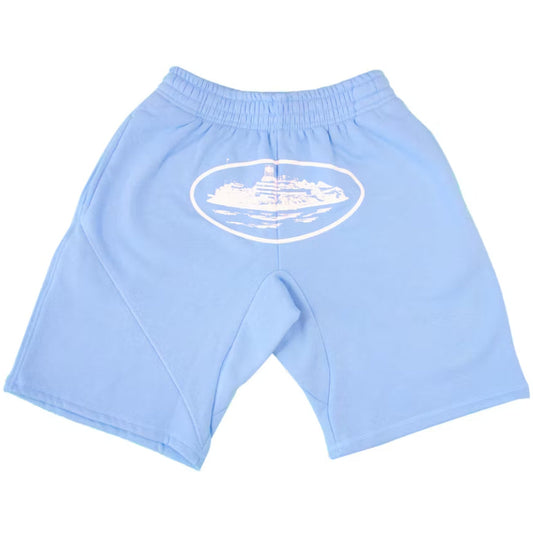 Short Corteiz Alcatraz Azul Bebe