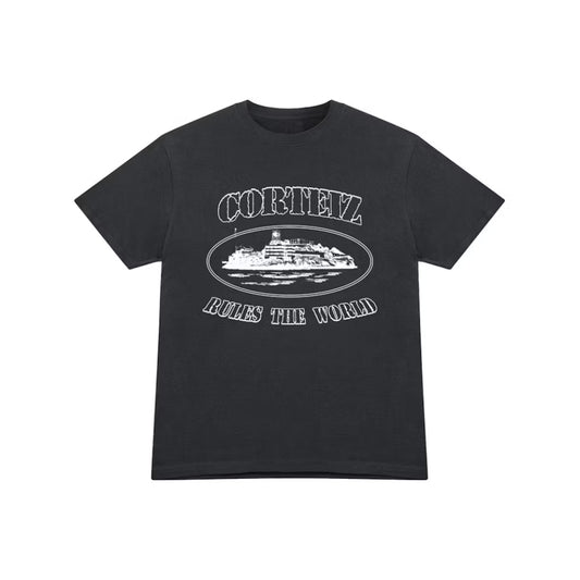Camiseta Corteiz Alcatraz Negra