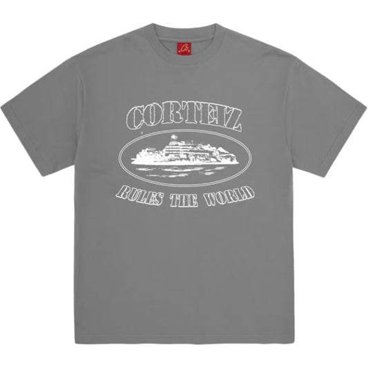 Camiseta Corteiz Alcatraz Gris