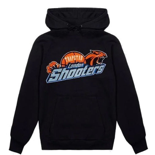 Hoodie Trapstar Shooters Negro/Naranja