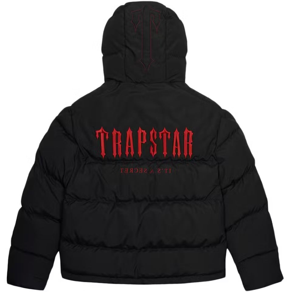 Chaqueta Trapstar Decoded 2.0 Negra y Rojo